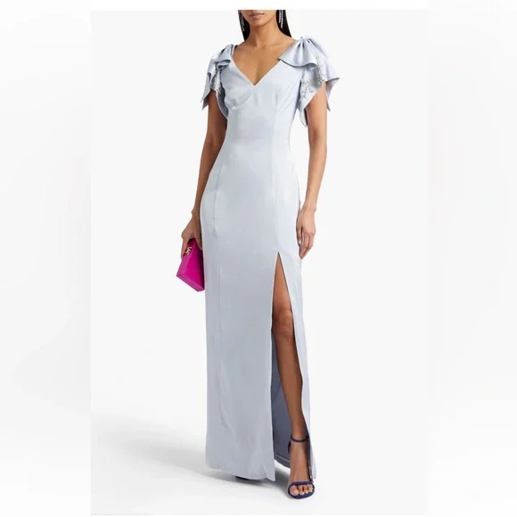 Marchesa Notte blue gown - Picture 2 of 7